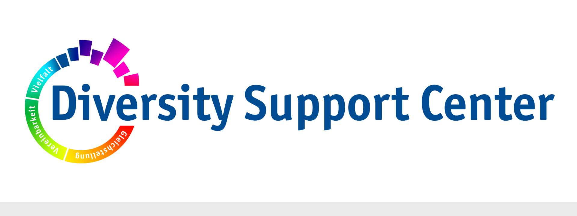 Das Diversity Support Logo auf weißem Grund.