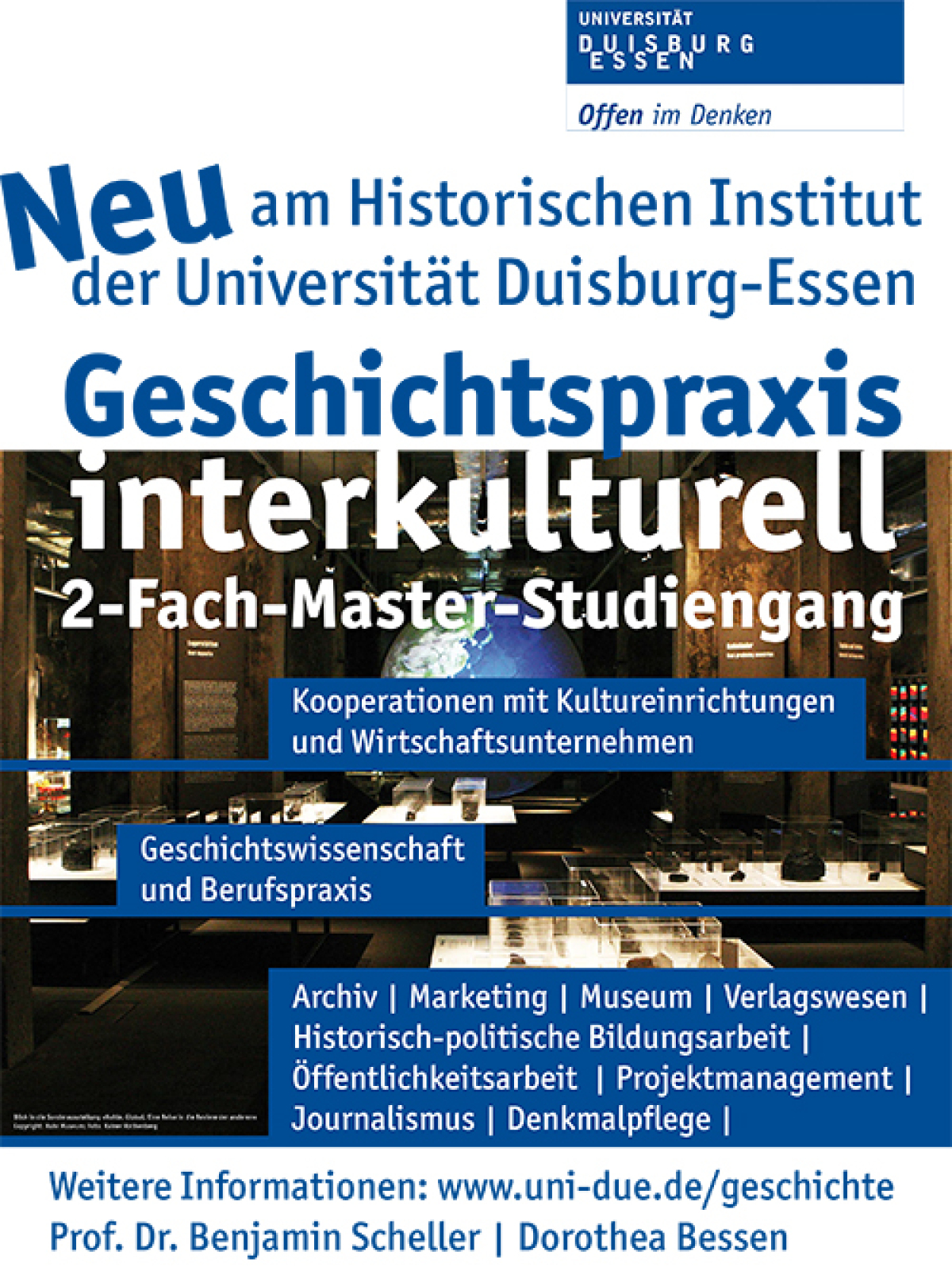 Geschichte Interkulturell Plakat