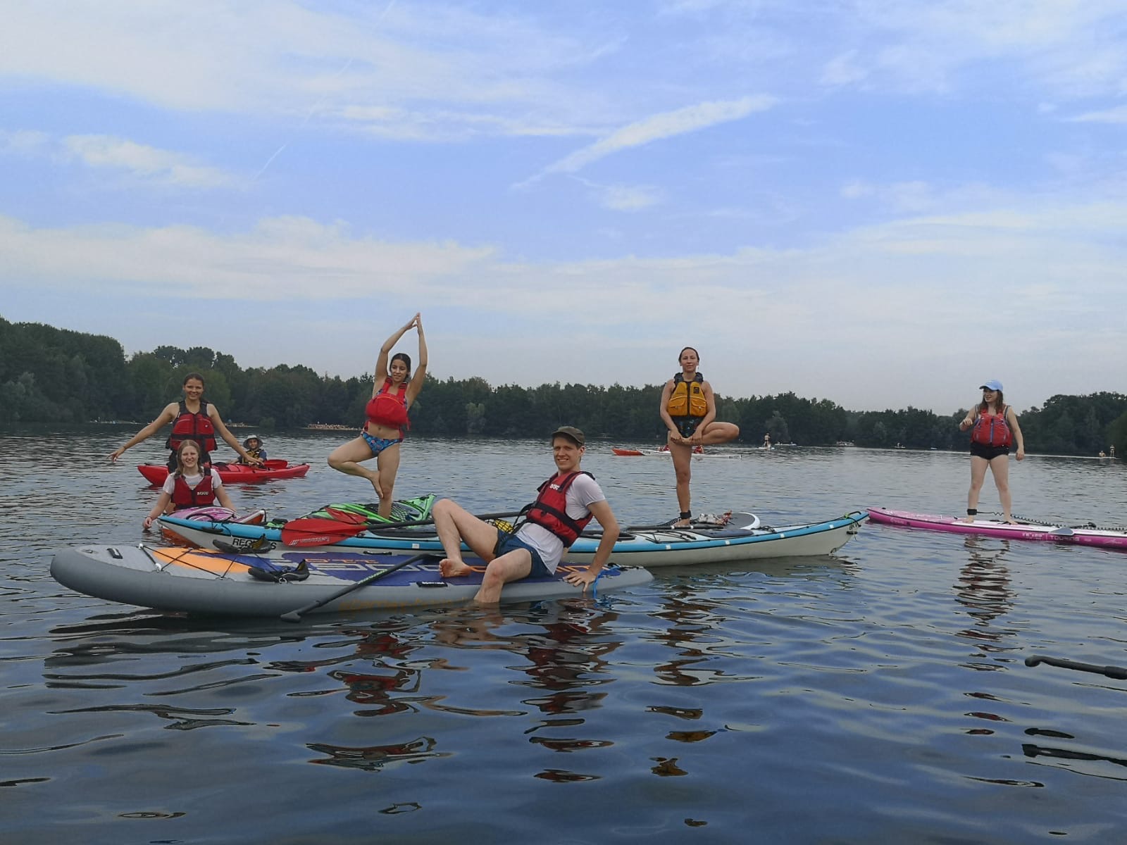 Bilder Von Unserem Kanu Stand Up Paddling Kurs