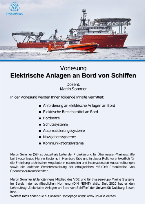 Fleyer Elektrische Anlagen an Bord von Schiffen 