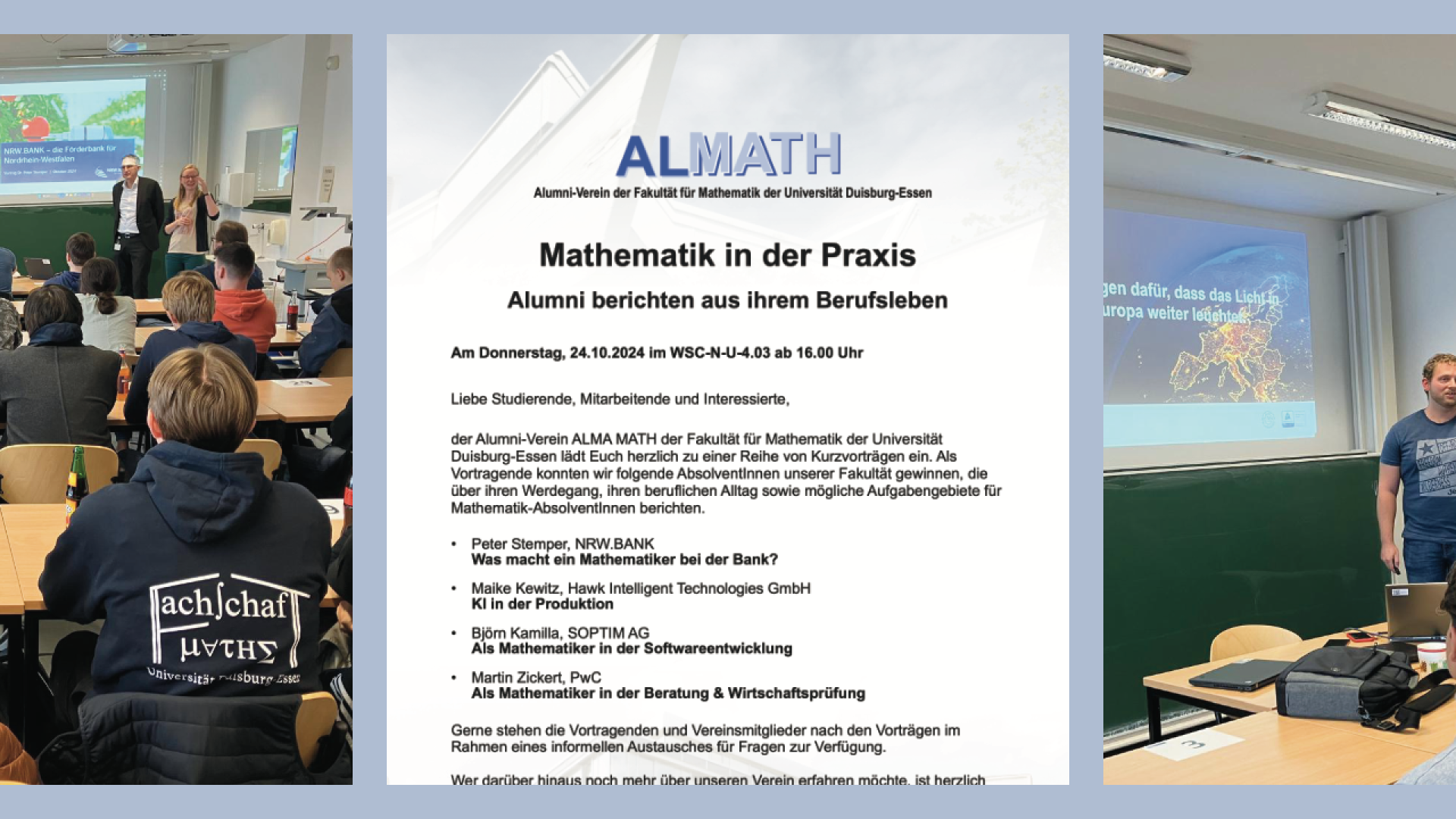 Eindrücke von Mathematik in der Praxis