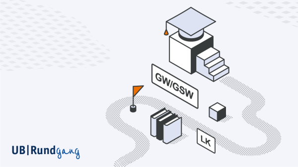 Rundgänge durch die Fachbibliotheken GW/GSW und LK: Grafik