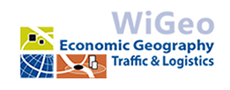 Logo der Organisationseinheit "Chair of Economic Geography, Transport & Logistics"