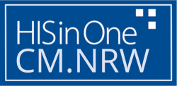 Logo des Projektes "Weiterentwicklung HISinOne-Cm.nrw"